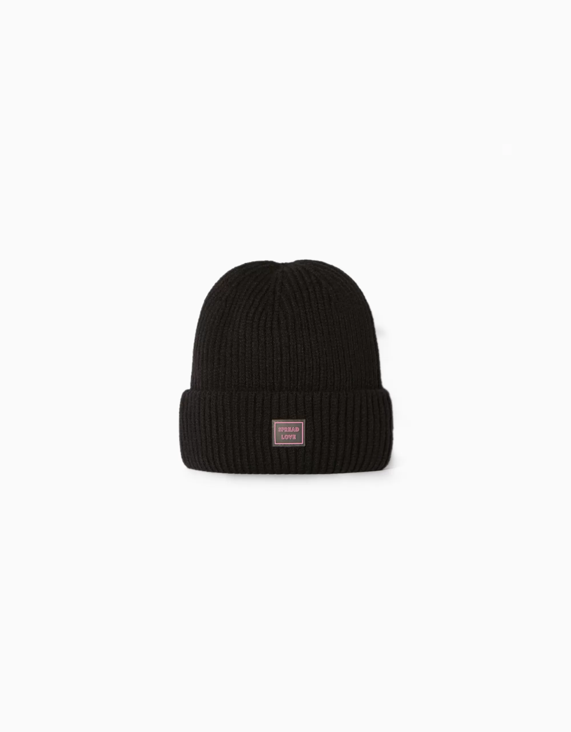 MUJER BERSHKA Beanie corto parche