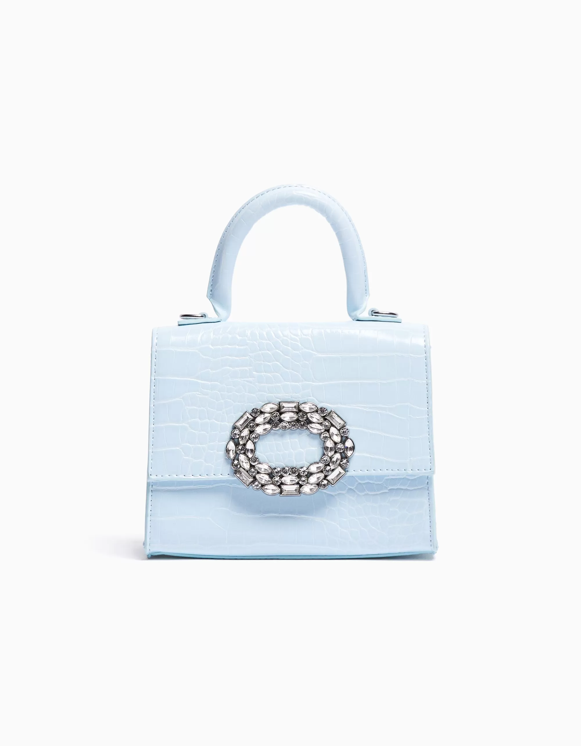 MUJER BERSHKA Bolso asa cadena joya grabado estampado animal