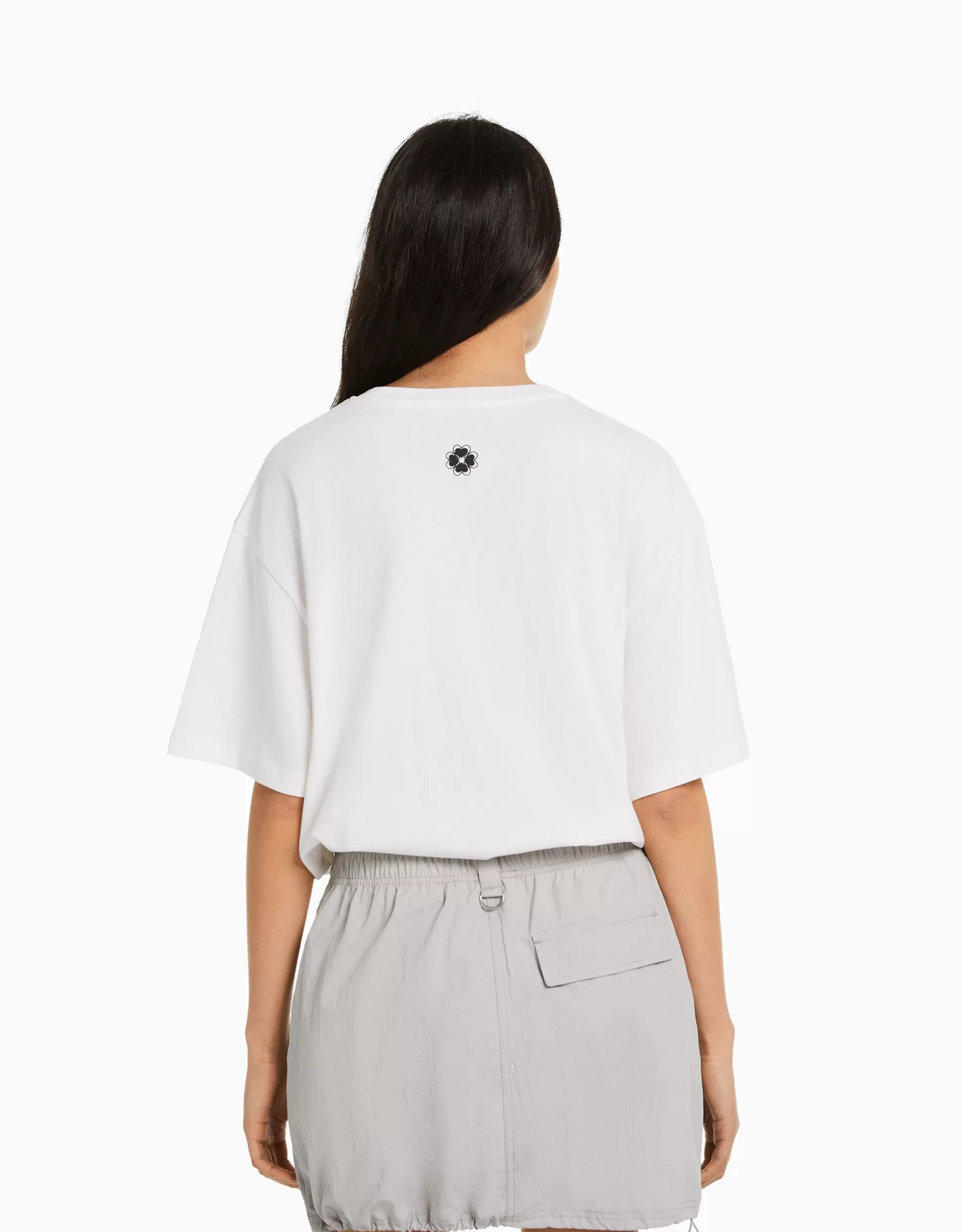 MUJER BERSHKA Camiseta manga corta boxy fit print TOKYO REVENGERS