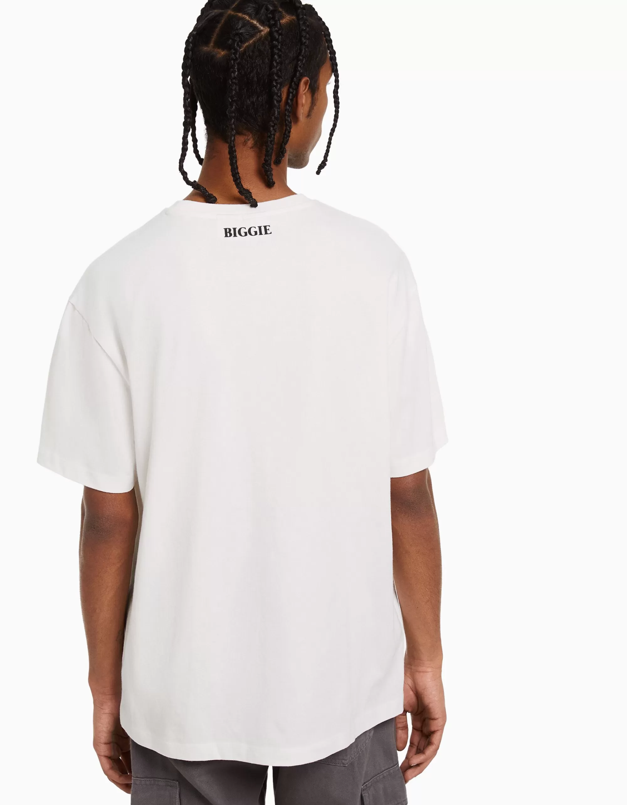 HOMBRE BERSHKA Camiseta manga corta boxy fit The Notorious B.I.G.