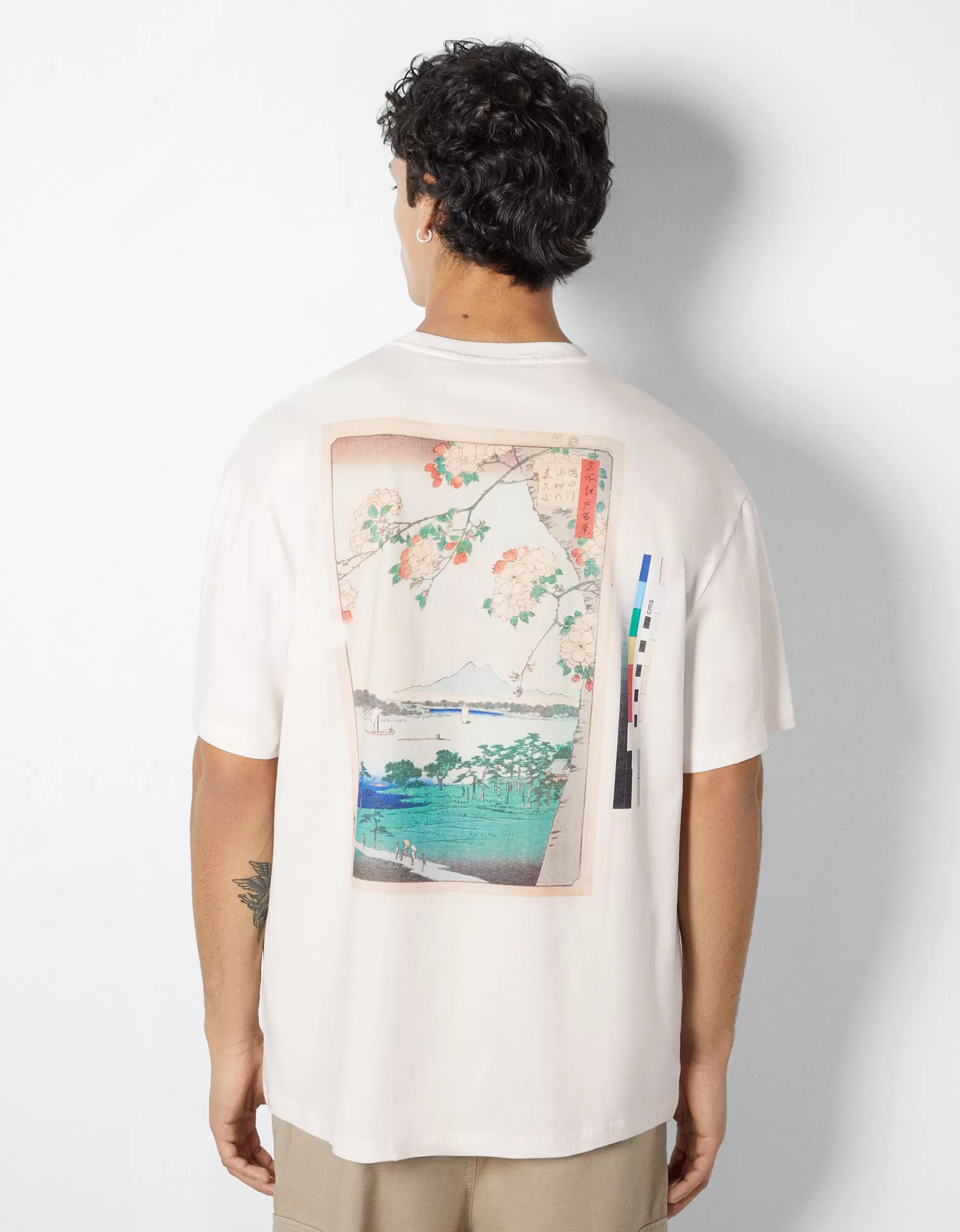 HOMBRE BERSHKA Camiseta manga corta print Art Series