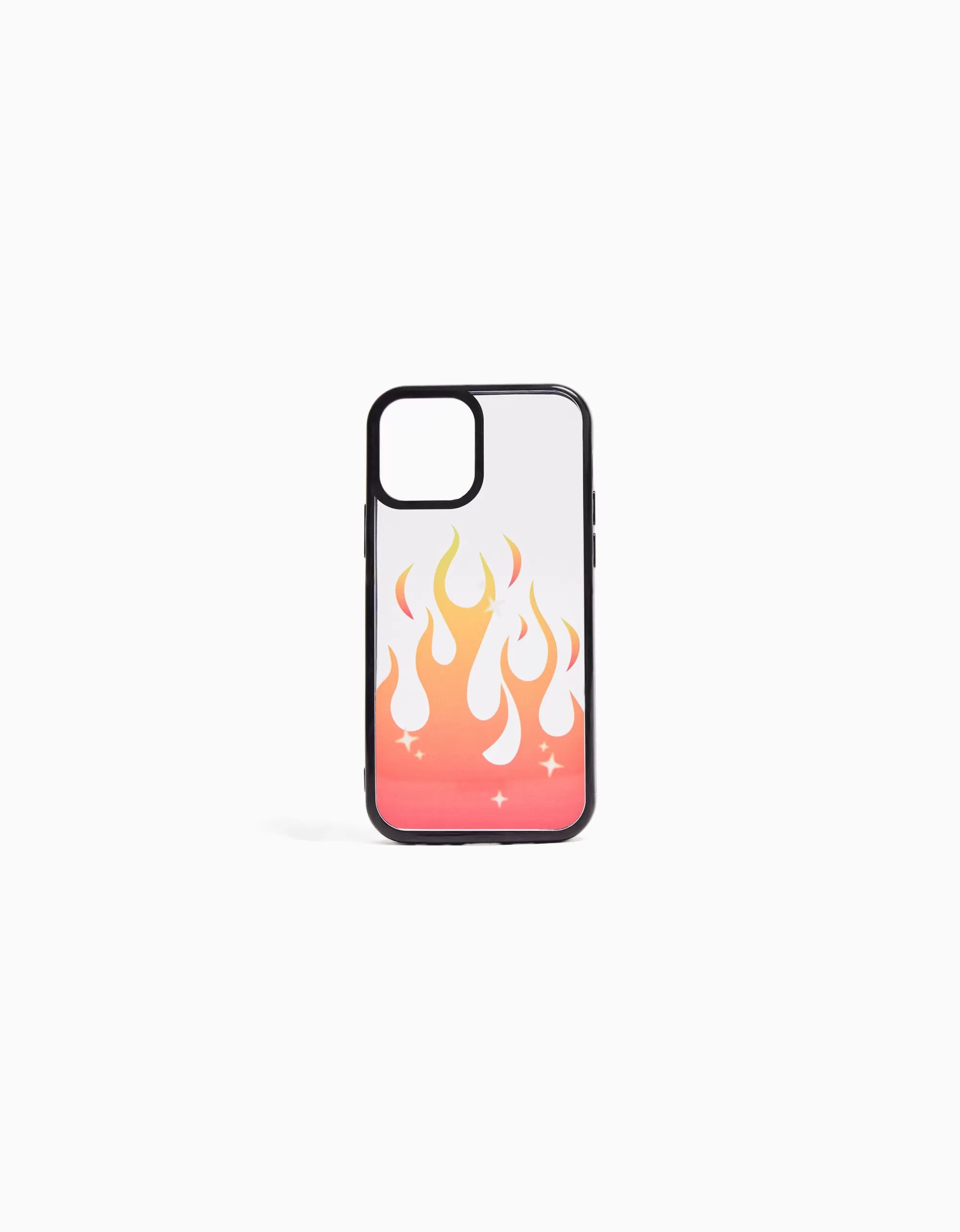 MUJER BERSHKA Carcasa móvil print llamas