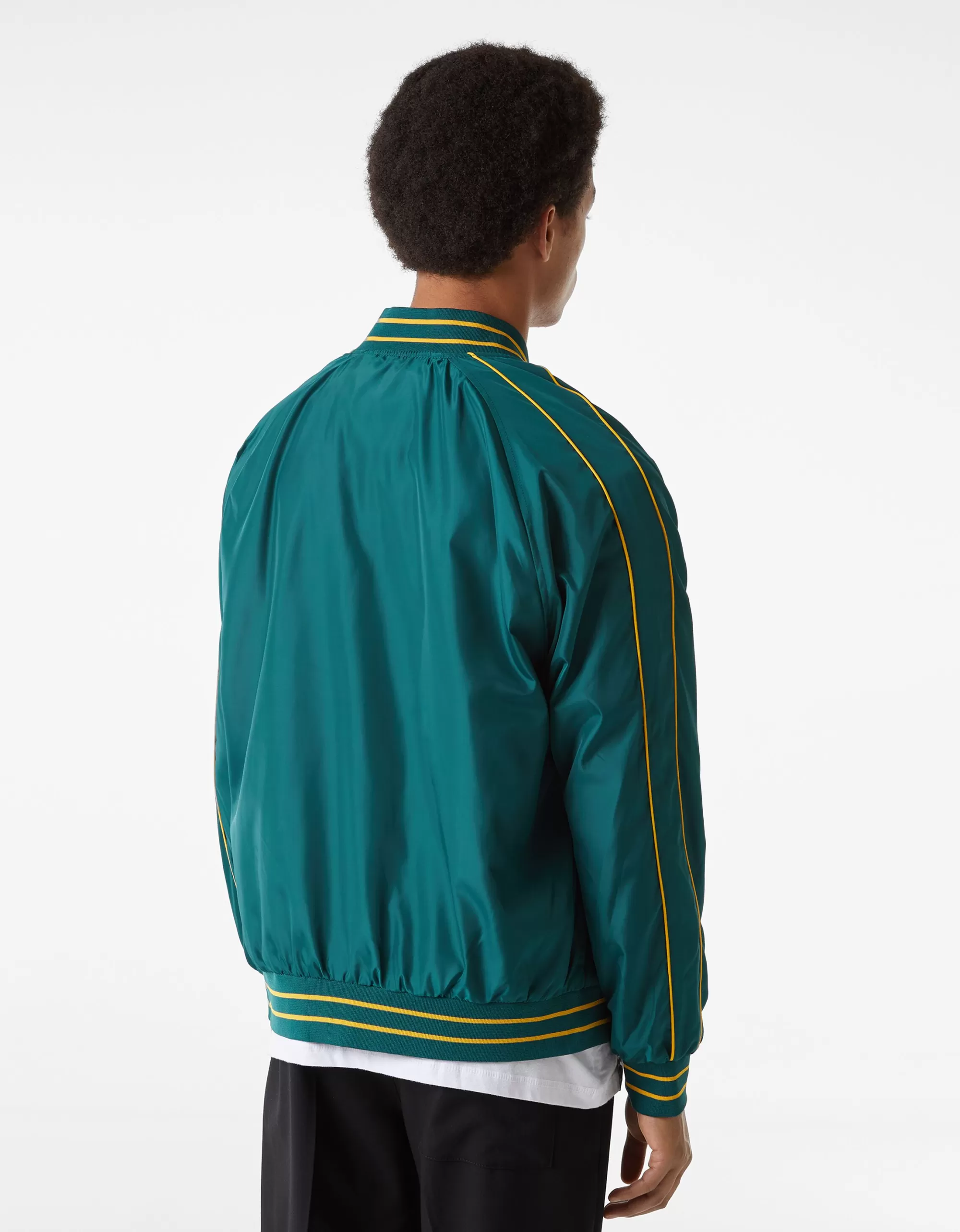 HOMBRE BERSHKA Cazadora ligera efecto nylon varsity