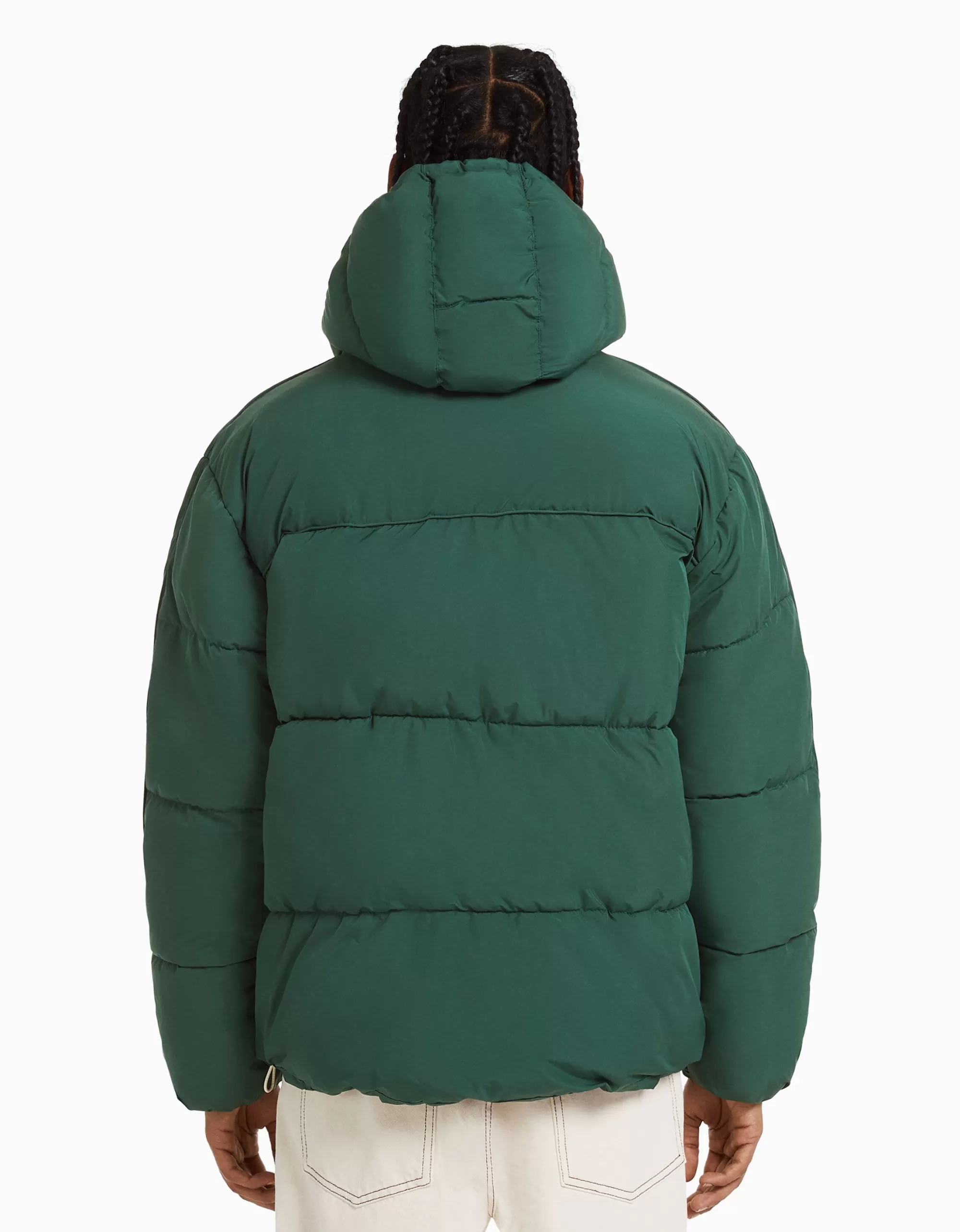 HOMBRE BERSHKA Cazadora puffy capucha