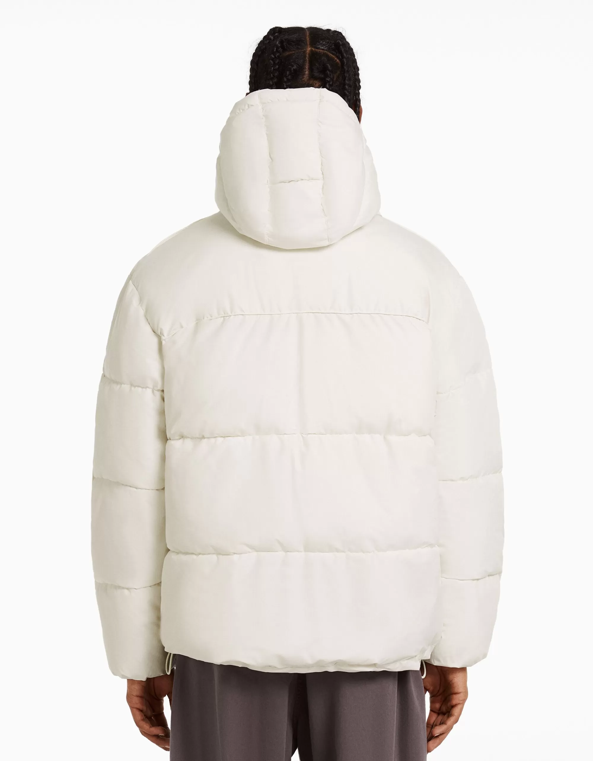 HOMBRE BERSHKA Cazadora puffy capucha