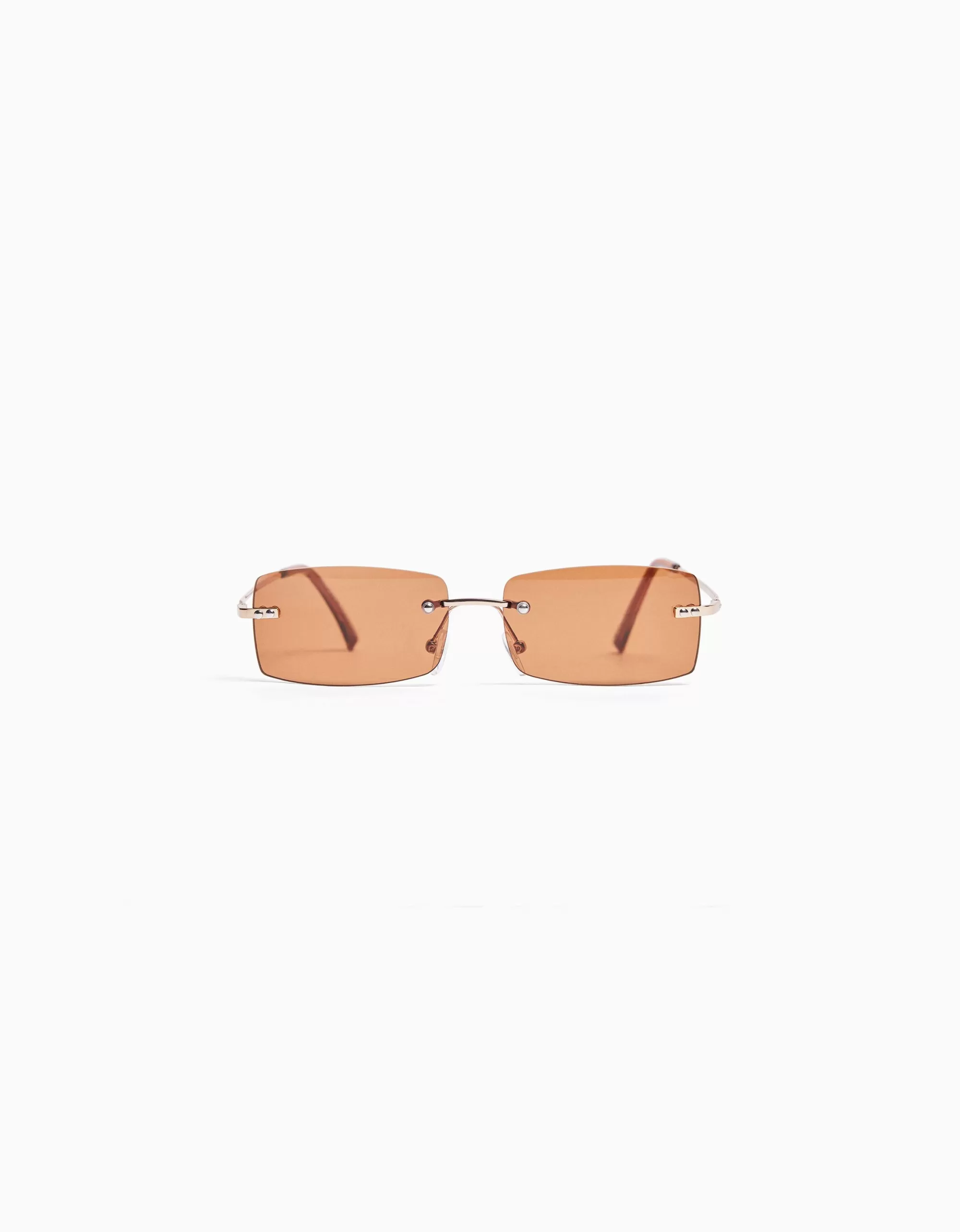 MUJER BERSHKA Gafas rectangular sin marco