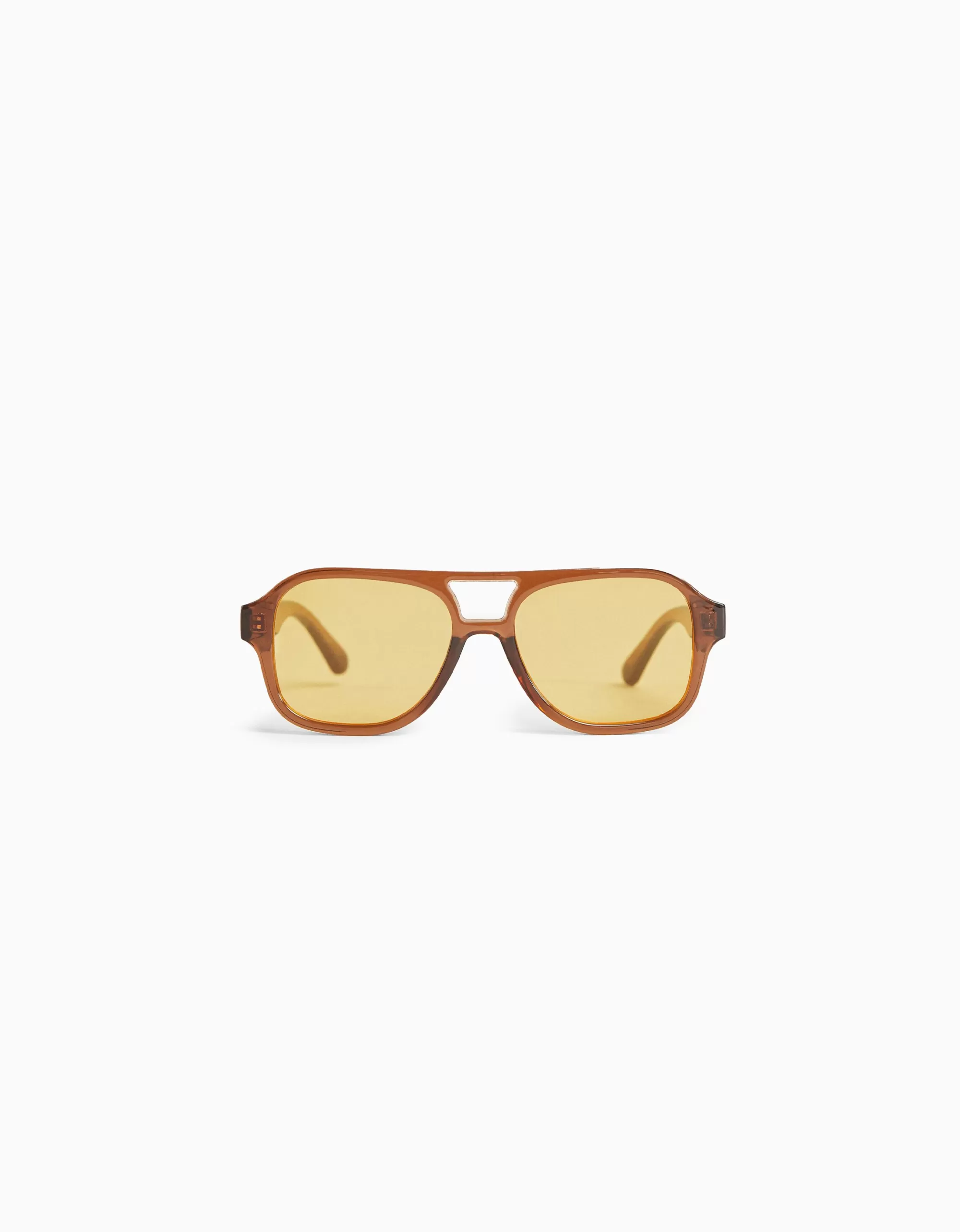 MUJER BERSHKA Gafas retro efecto carey
