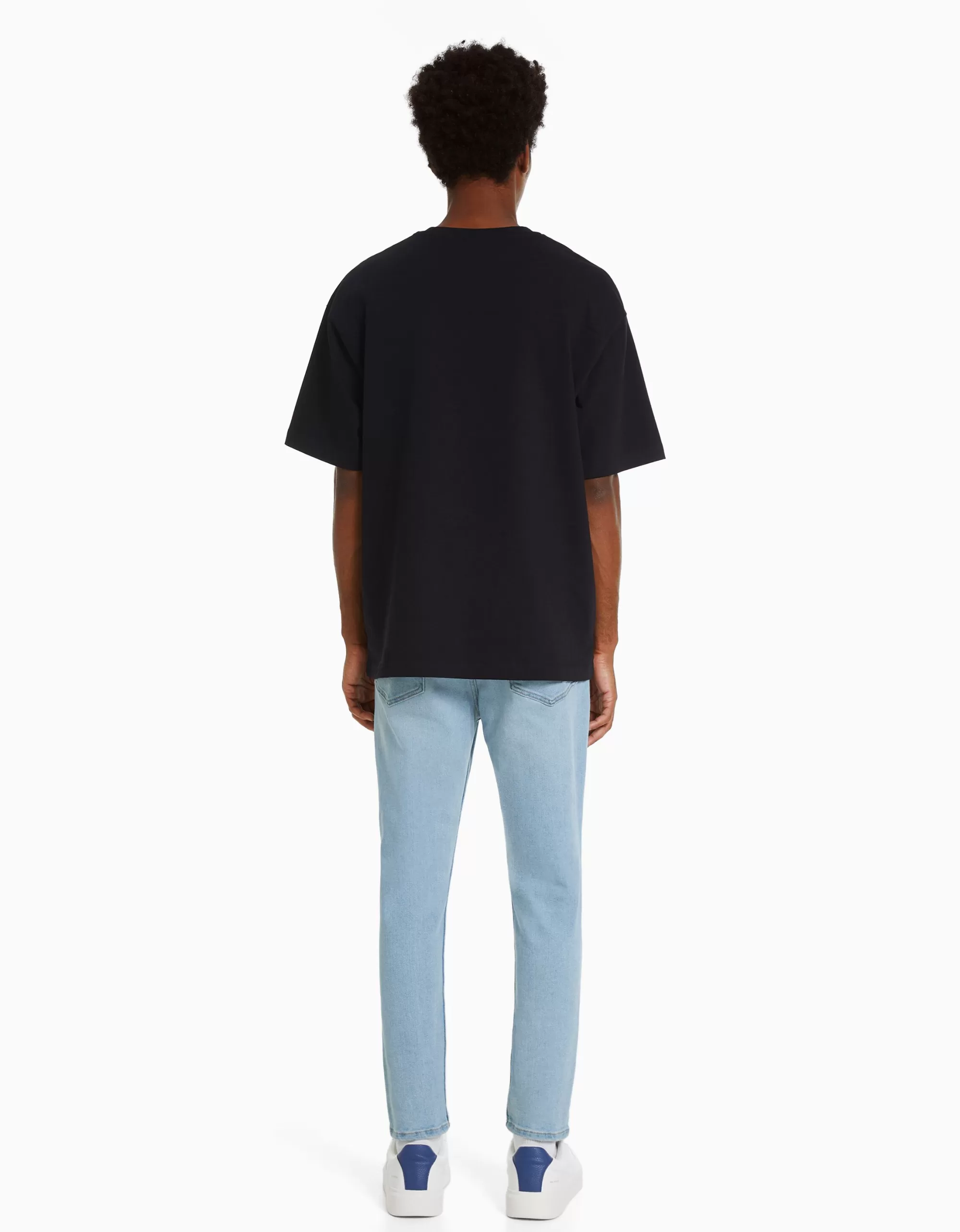 HOMBRE BERSHKA Jeans carrot rotos