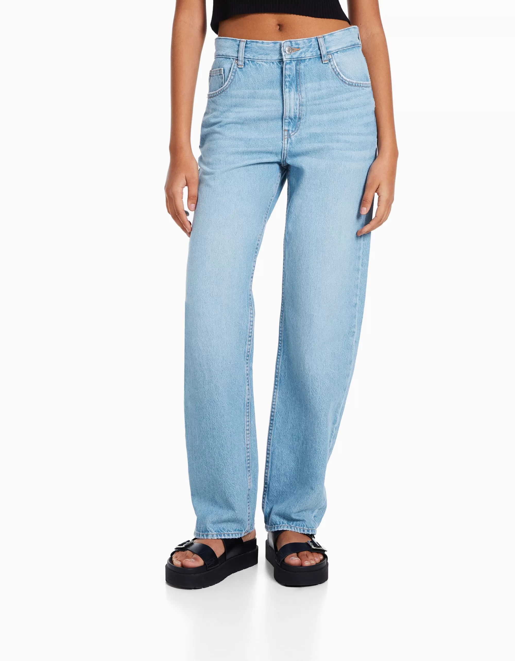 MUJER BERSHKA Jeans straight