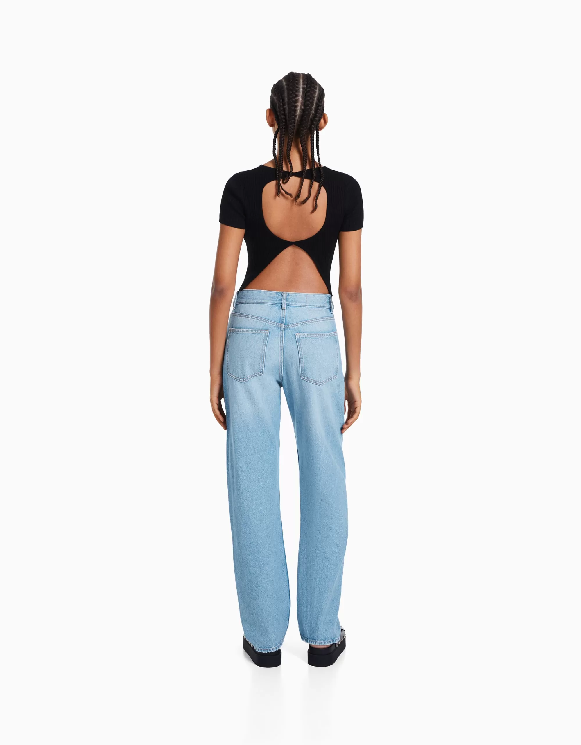 MUJER BERSHKA Jeans straight