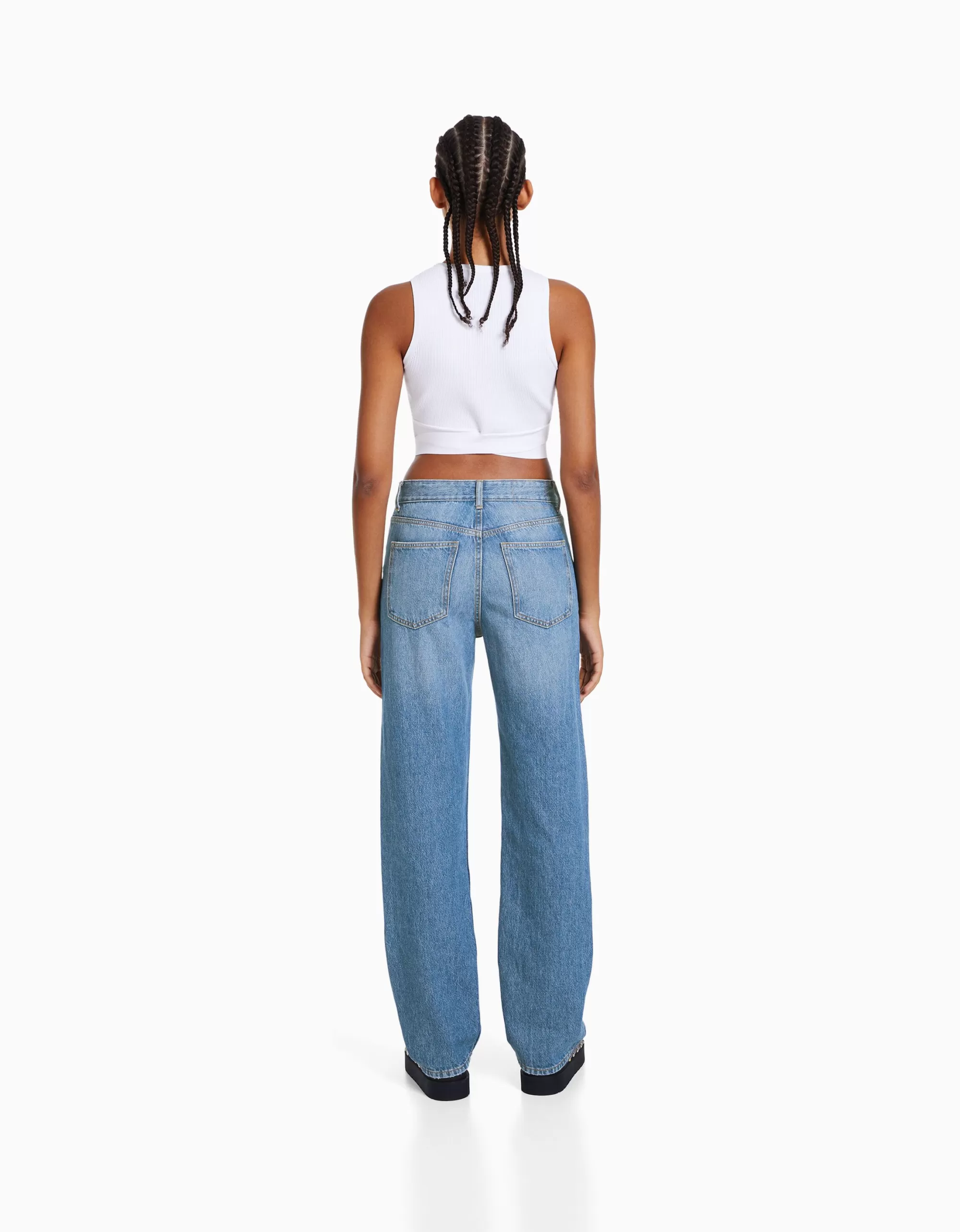 MUJER BERSHKA Jeans straight