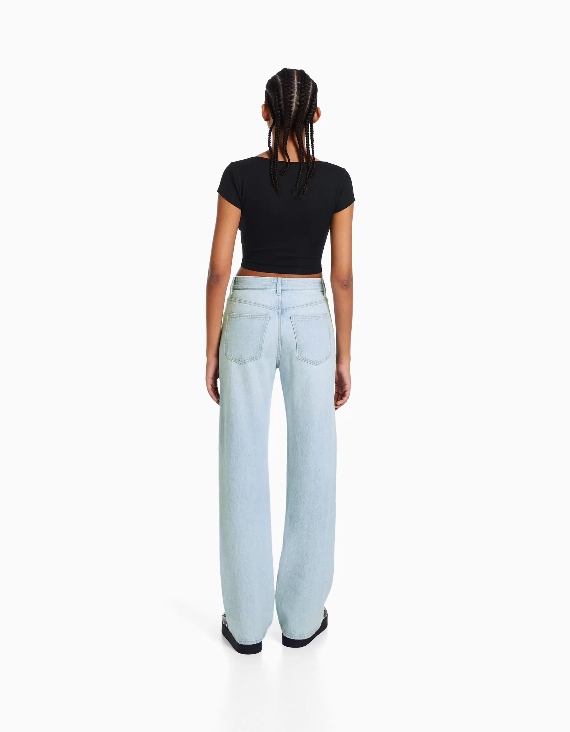 MUJER BERSHKA Jeans straight