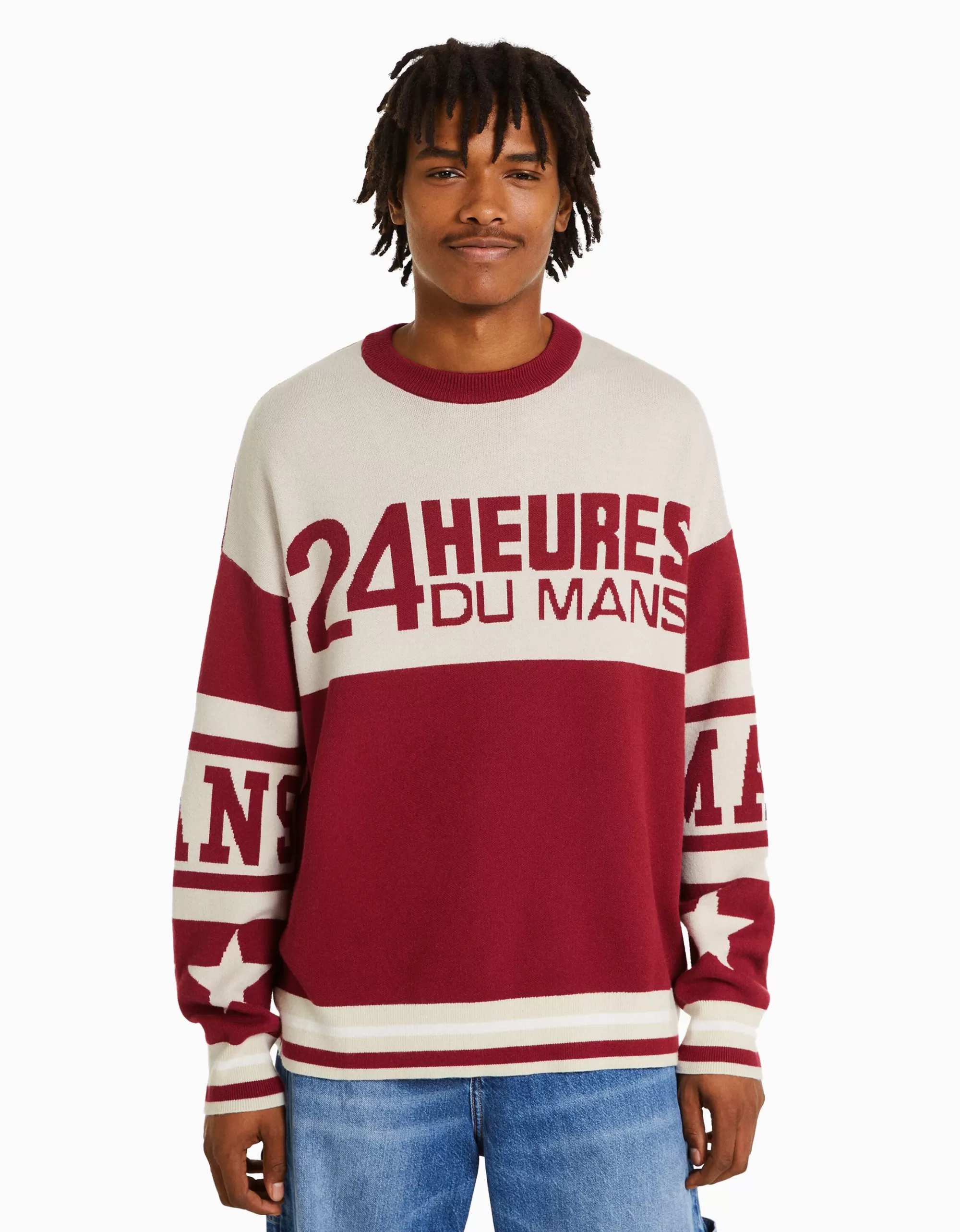 HOMBRE BERSHKA Jersey jacquard 24h LE MANS