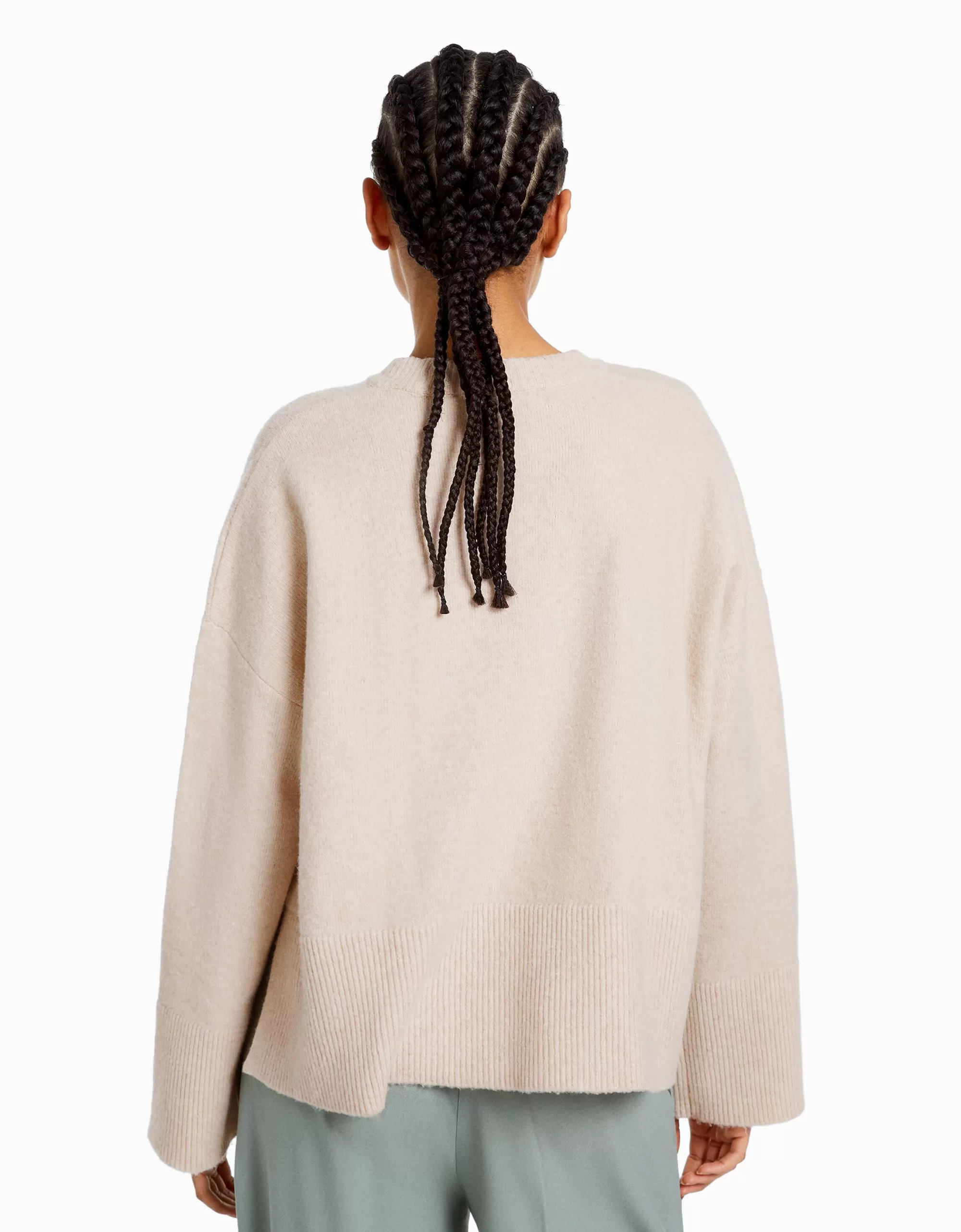 MUJER BERSHKA Jersey oversize