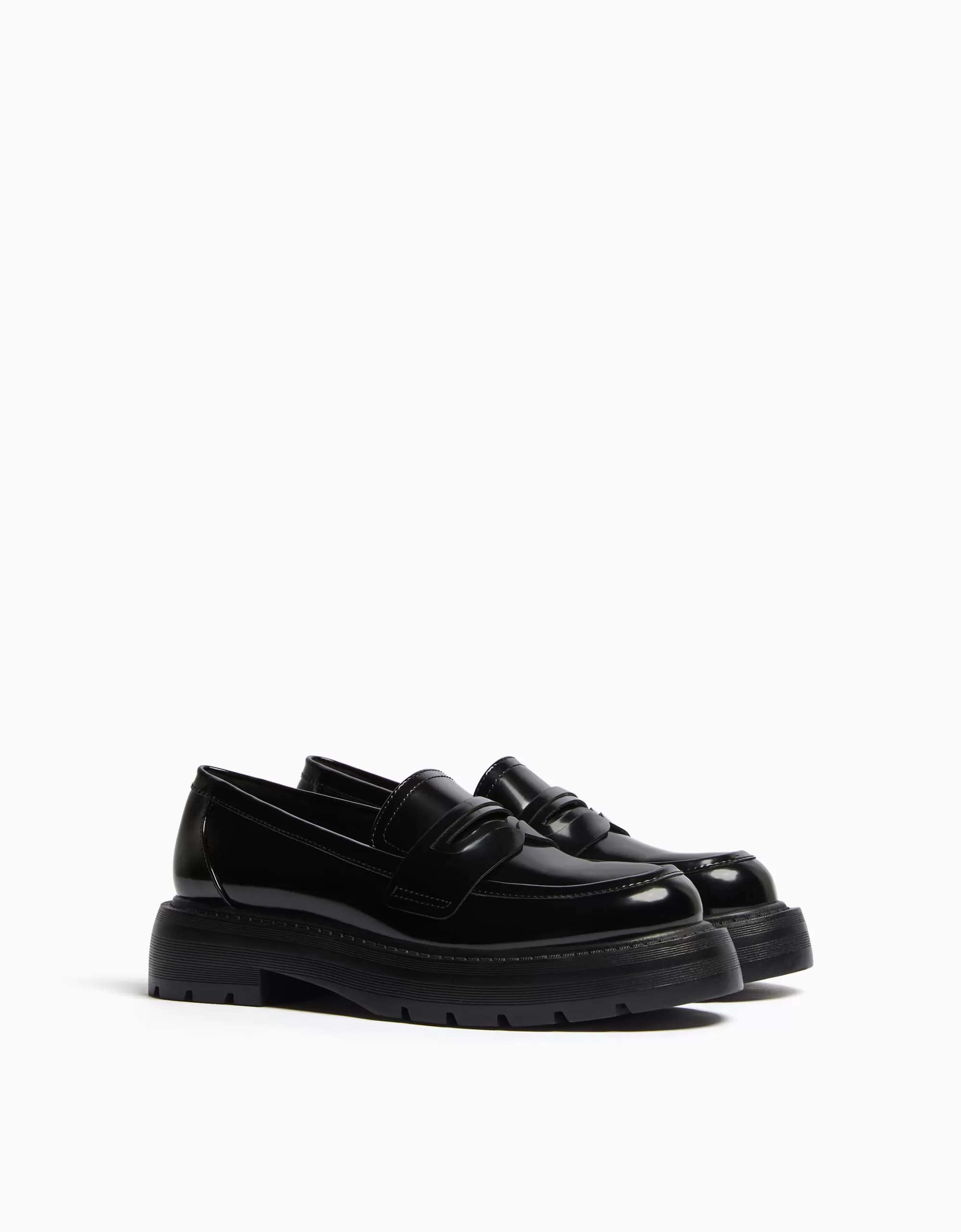 MUJER BERSHKA Mocasín antifaz suela track