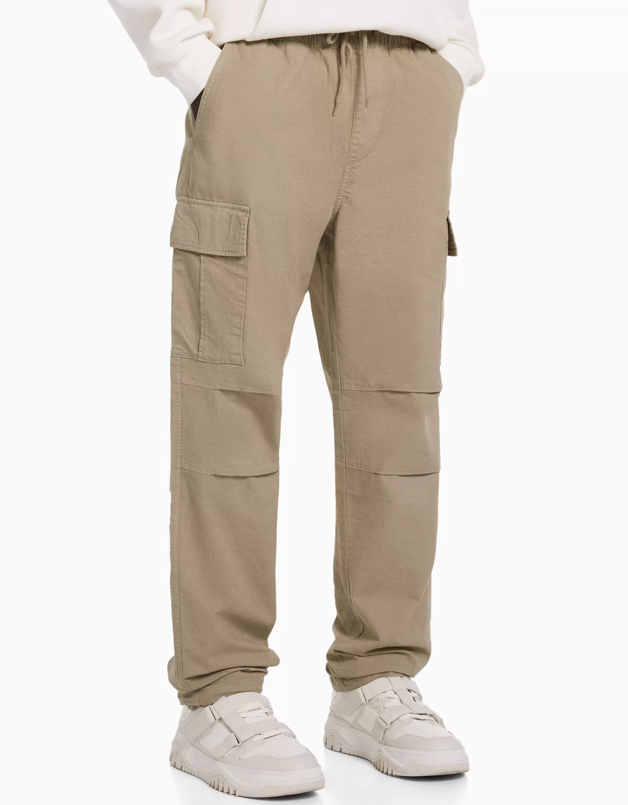 HOMBRE BERSHKA Pantalón cargo stoppers