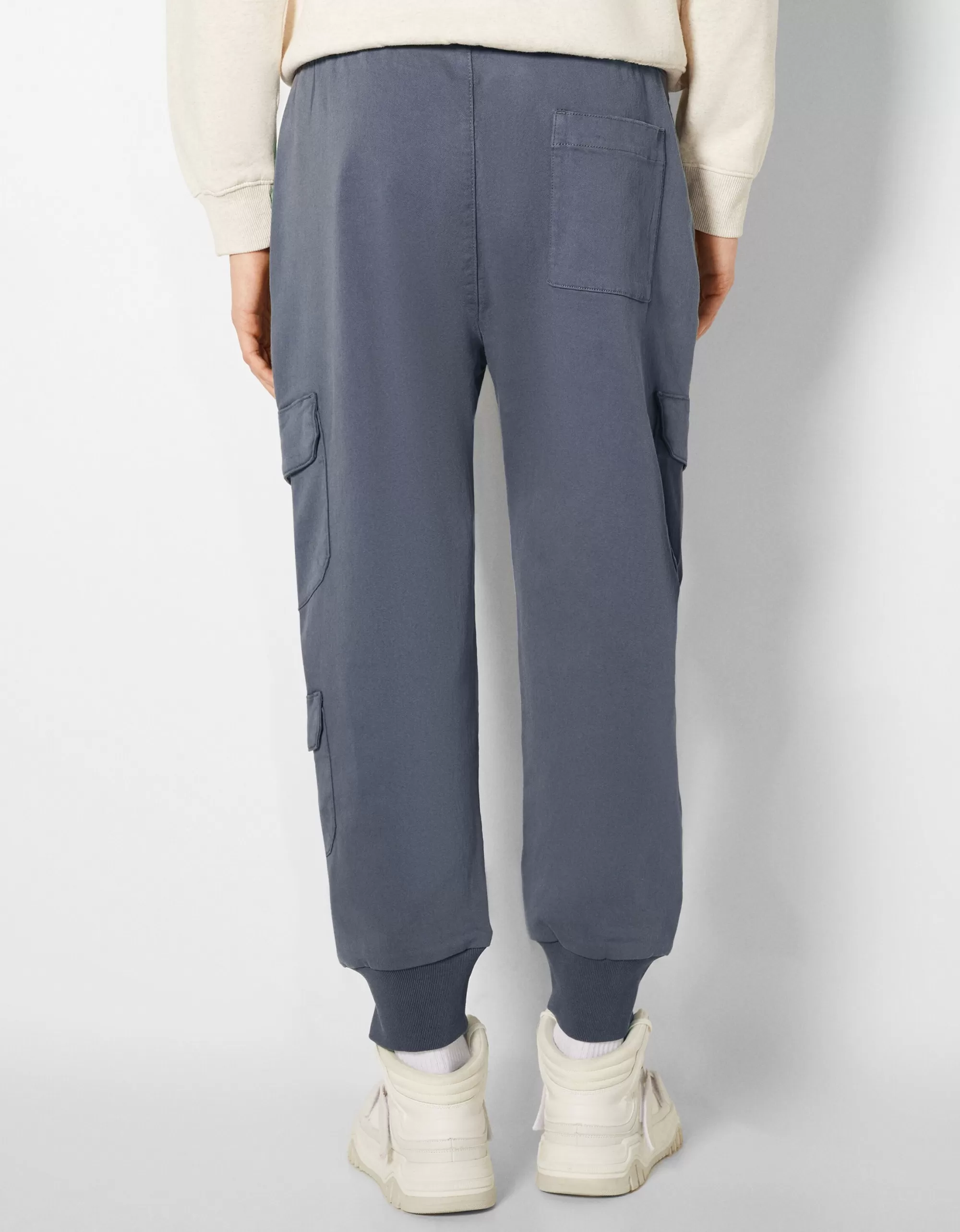 HOMBRE BERSHKA Pantalón jogger cargo slim