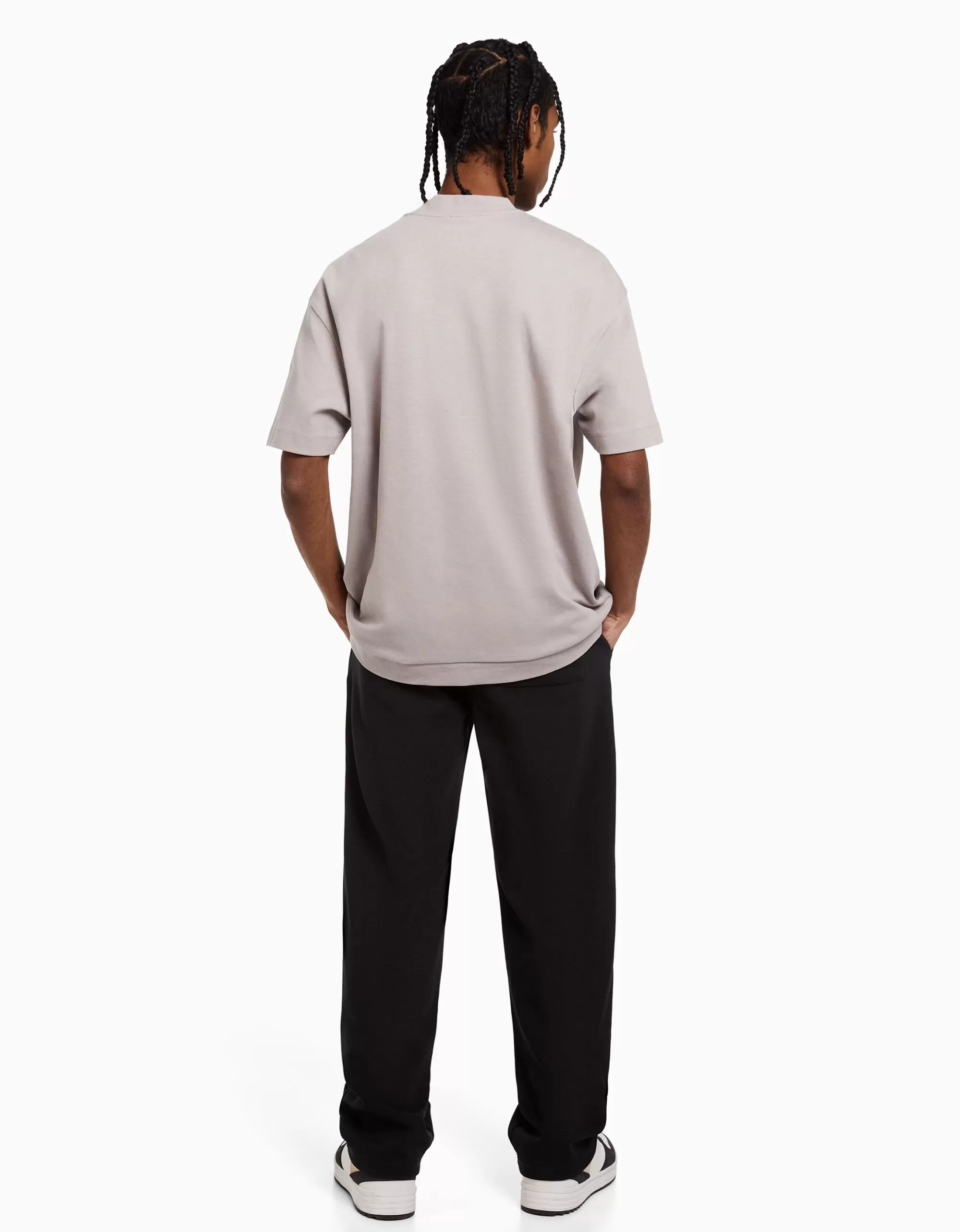 MUJER BERSHKA Pantalón wide leg