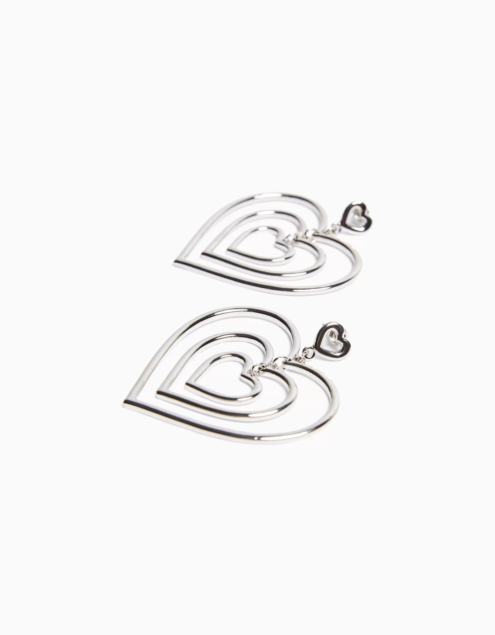 MUJER BERSHKA Pendientes corazones