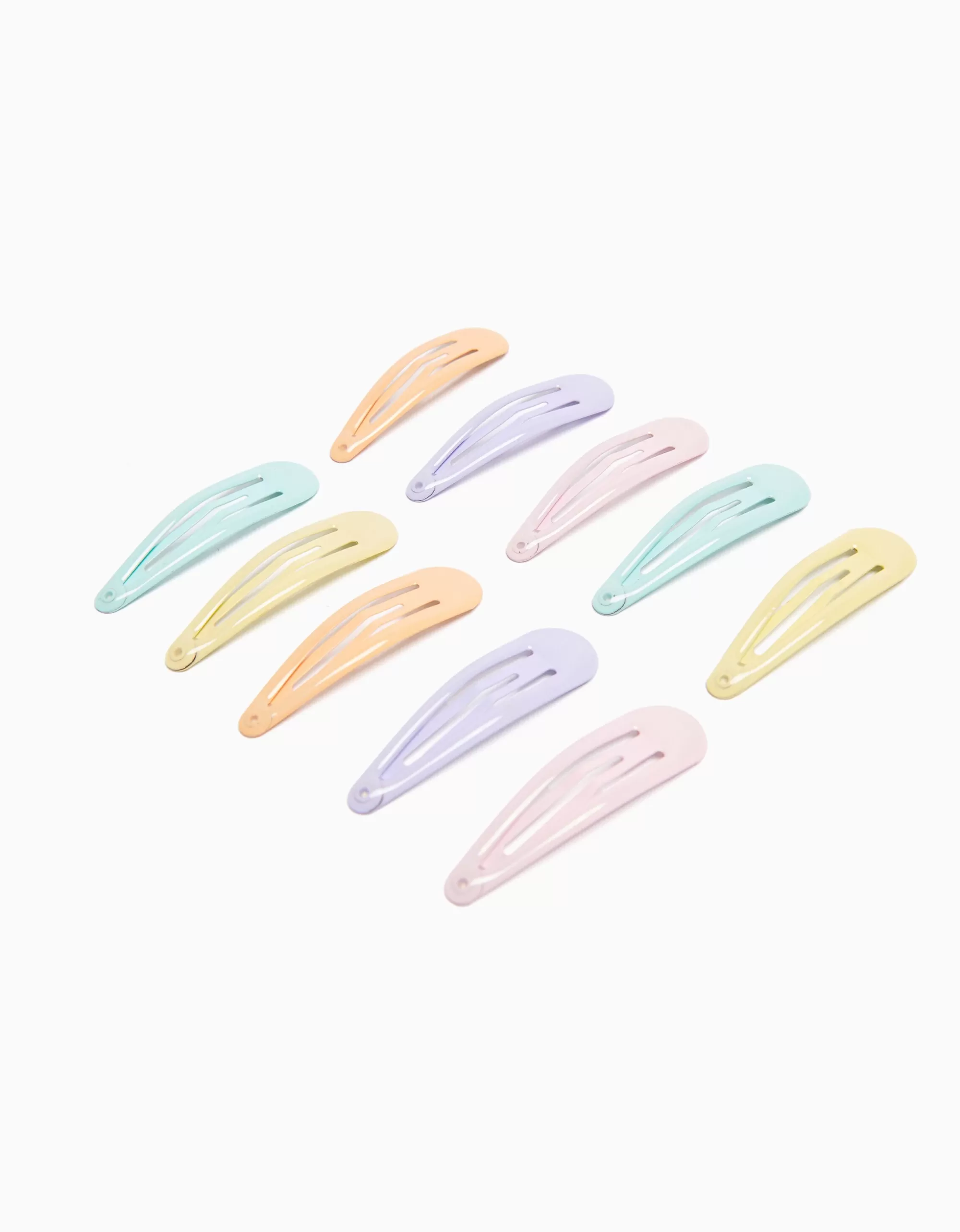 MUJER BERSHKA Set 10 clips colores