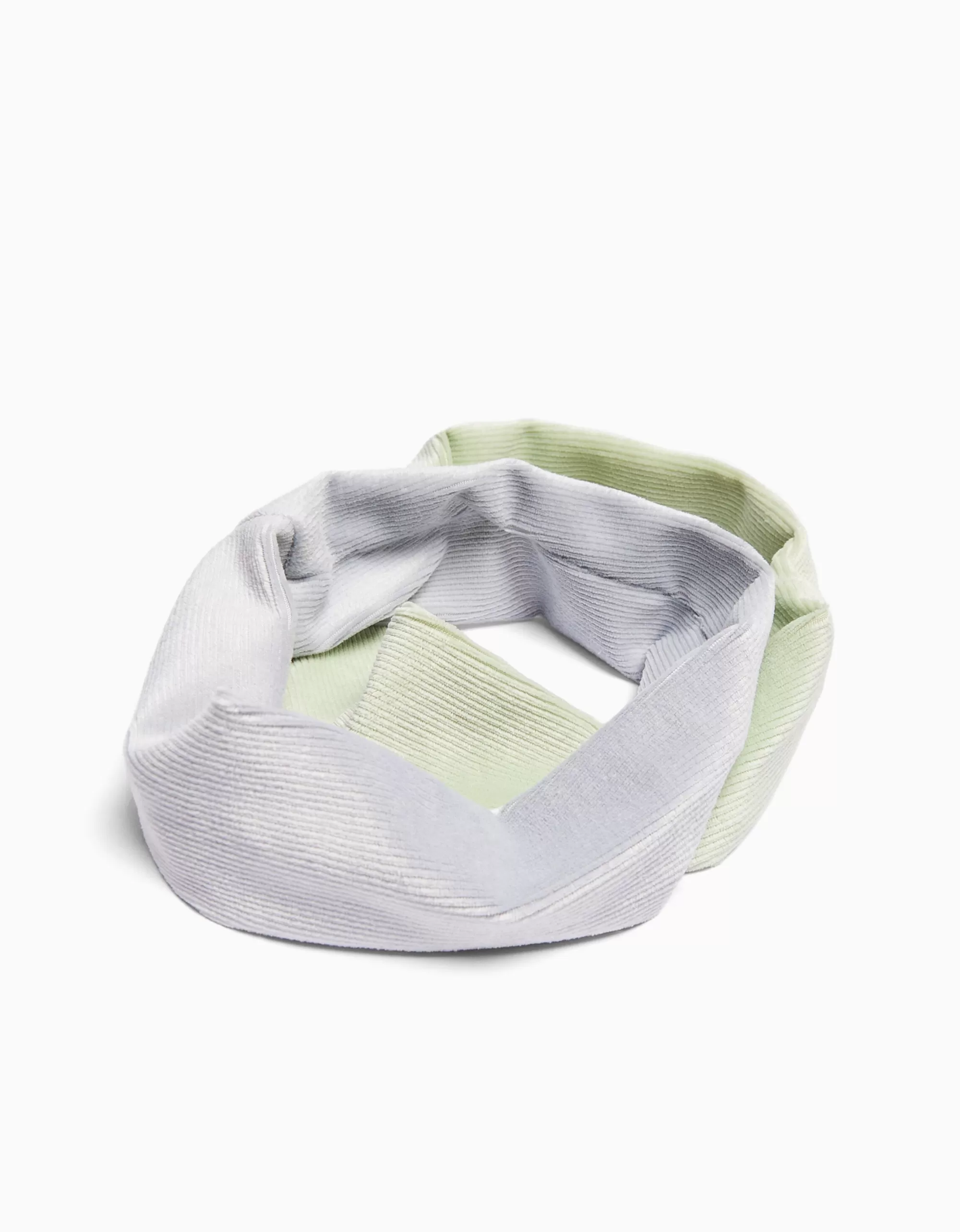 MUJER BERSHKA Set 2 diademas elásticas rib