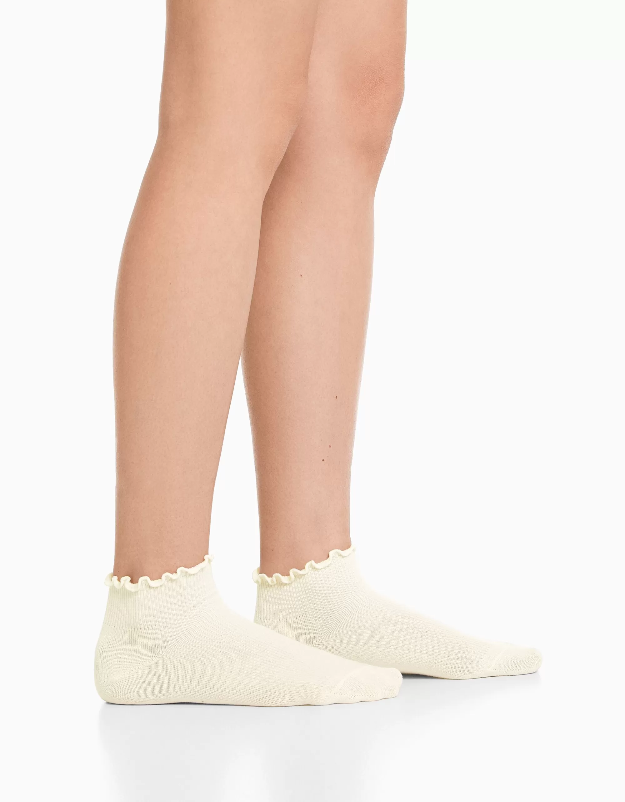 MUJER BERSHKA Set 3 calcetines tobilleros