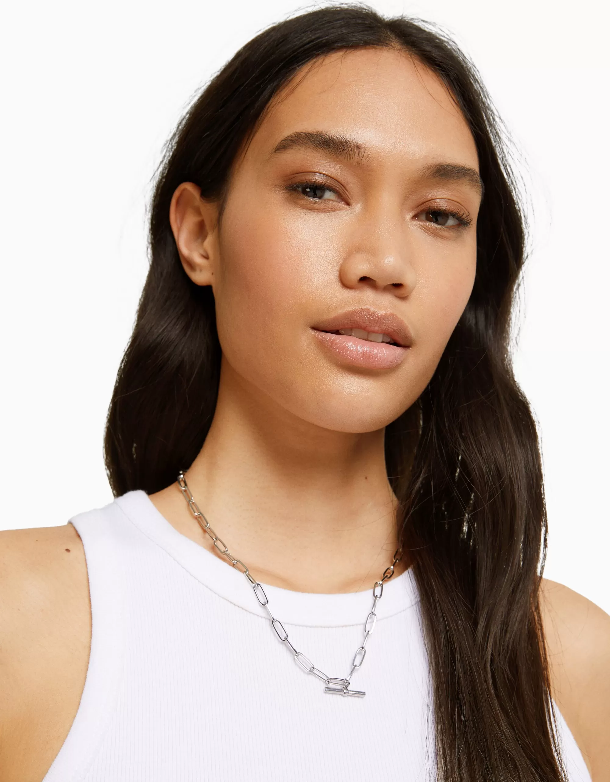 MUJER BERSHKA Set 3 collares cadena