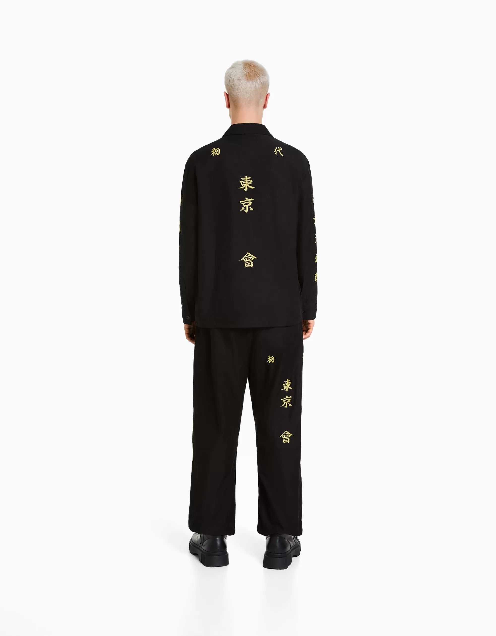 HOMBRE BERSHKA Sobrecamisa bordado TOKYO REVENGERS