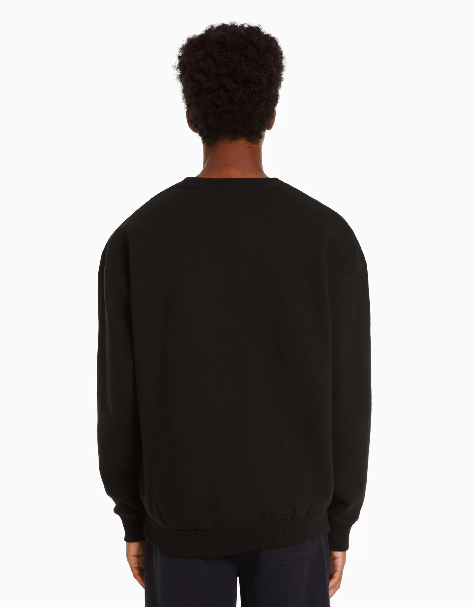 HOMBRE BERSHKA Sudadera cuello redondo oversize