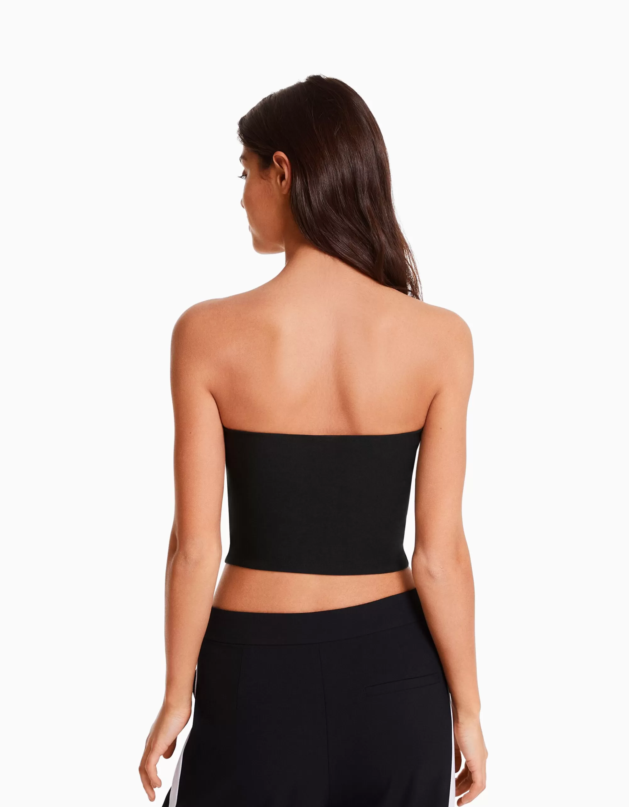 MUJER BERSHKA Top corsé bandeau