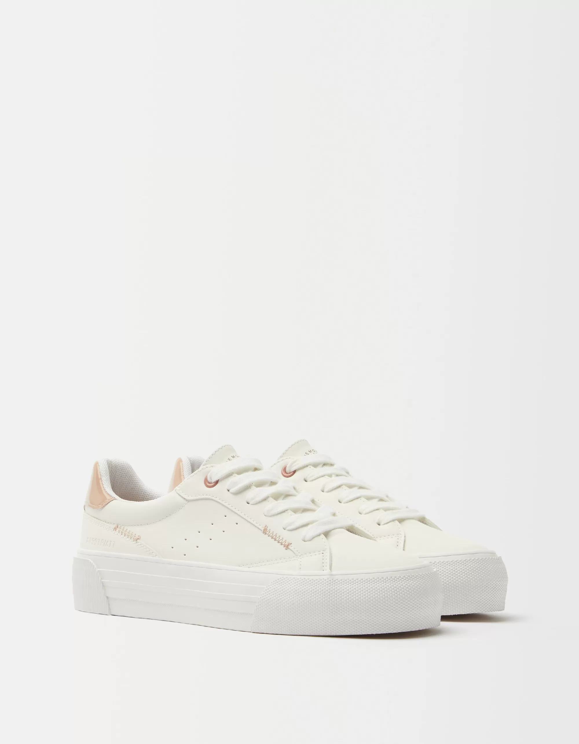 MUJER BERSHKA Zapatillas plataforma combinadas